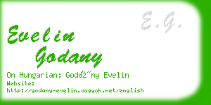 evelin godany business card